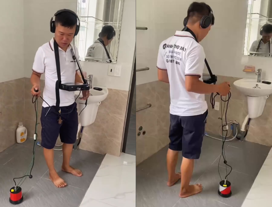 Dò tìm ống nước rò rỉ tại Đông Hà Quảng Trị, Đồng Hới Quảng Bình
