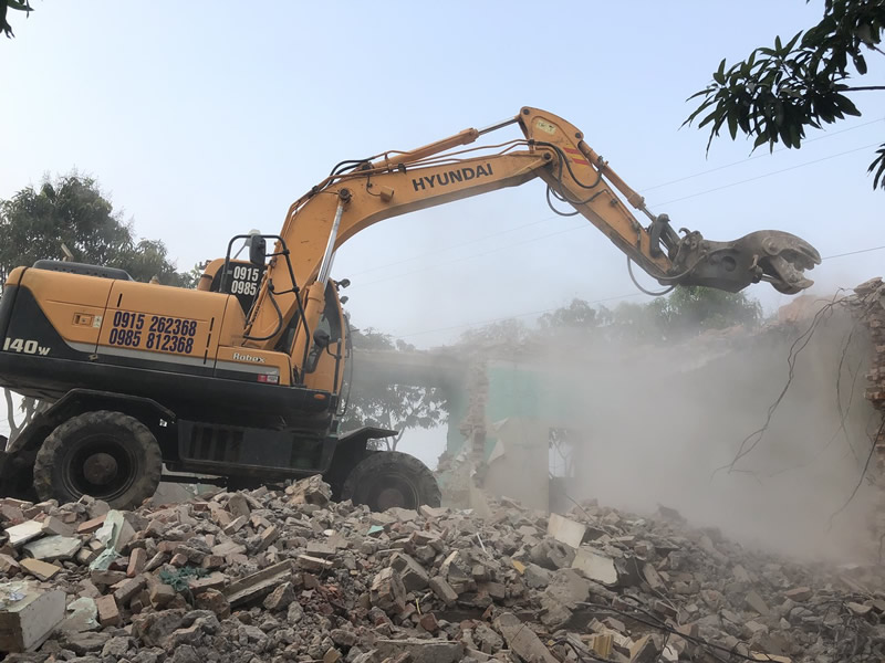 phá dỡ nhà tại TP Vinh Nghệ An